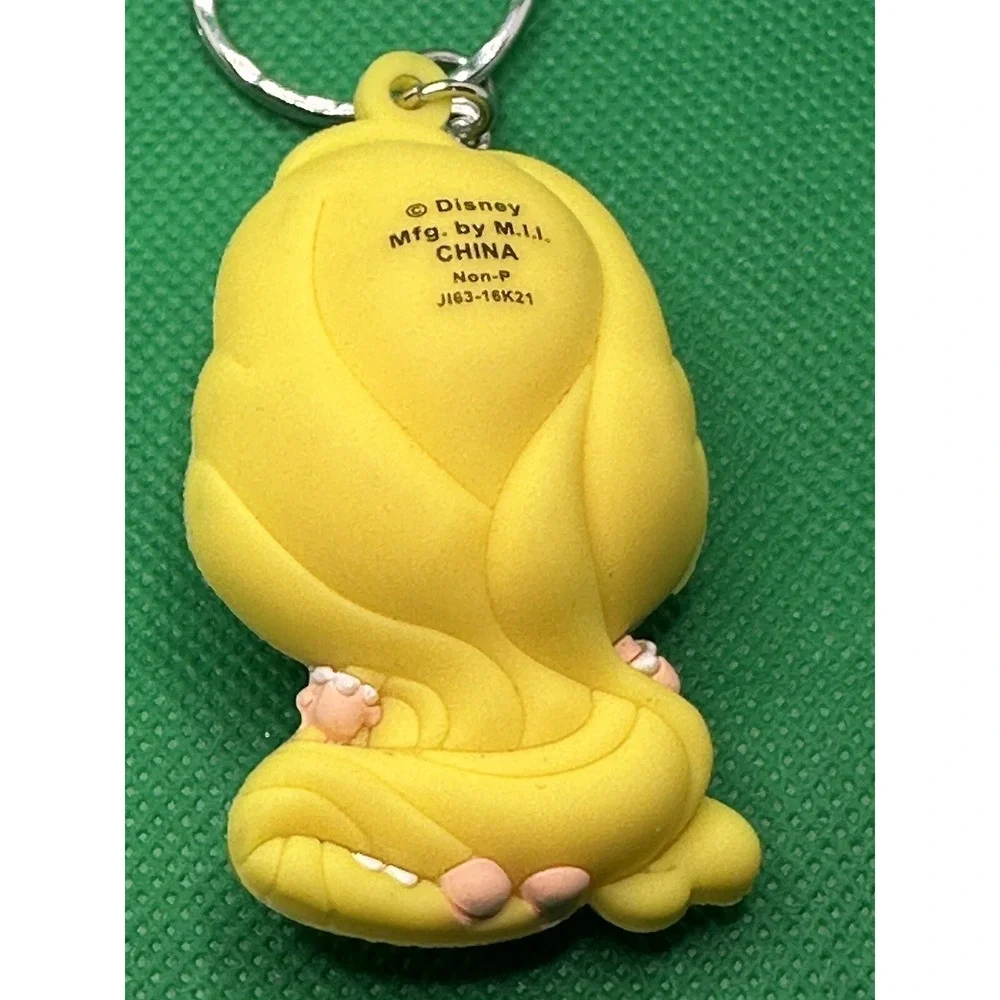Disney Princess Rapunzel 3D Figural Backpack Bag Clip Monogram Keychain Tangled